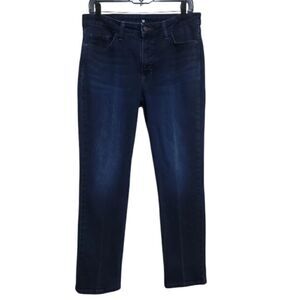 LEE Women's Blue Slims Relaxed Fit Straight Leg Jean Size 12M